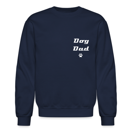 Dog Dad Crewneck Sweatshirt - navy