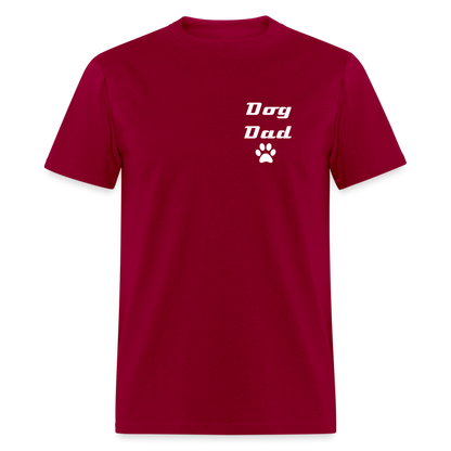 Dog Dad Unisex Classic T-Shirt - dark red