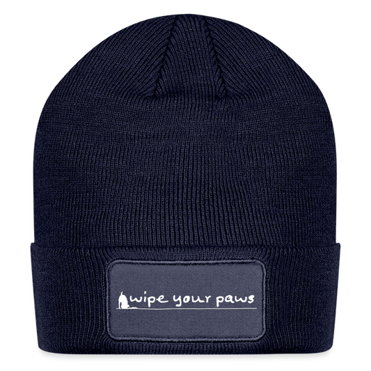 Patch Beanie - navy