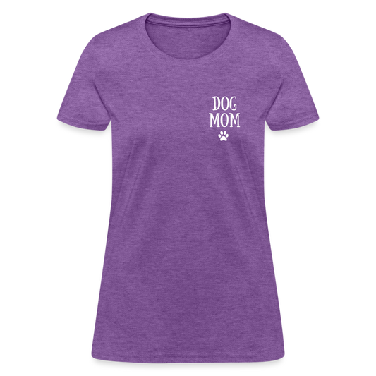 Dog Mom Women's T-Shirt - purple heather